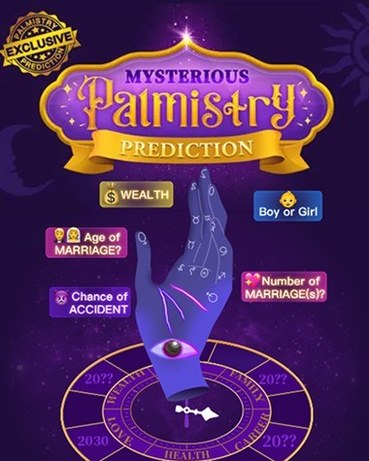 Mysterious Palmistry 手相预测 H5 首屏